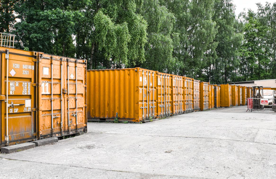 Secure 20ft storage containers in Rochdale, Caldershaw Business Centre, Ings Ln, Rochdale OL12
