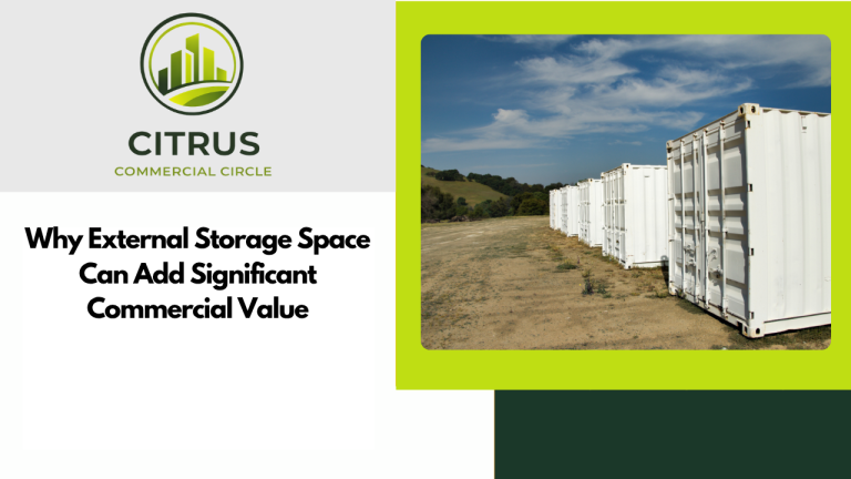 Why External Storage Space Can Add Significant Commercial Value